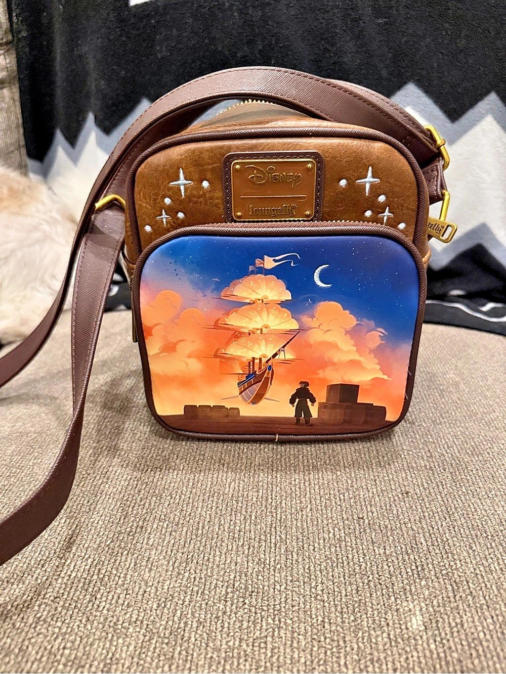 Disney Crossbody Bag Brown & Blue
